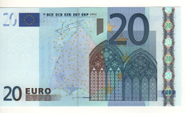 20 EURO  "L"   FINLAND    Firma Trichet    G 012 G3     /  FDS  -  UNC - 20 Euro