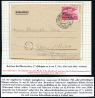 ÜBERROLLER / SPÄTE POST (Januar Bis 8.5.1945) - LATE MAIL (until May 8th, 1945) - POSTE TRES TARD (jusque à  8 Mai 1945  - 2. Weltkrieg