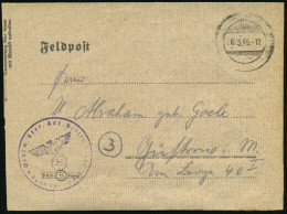 ÜBERROLLER / SPÄTE POST (Januar Bis 8.5.1945) - LATE MAIL (until May 8th, 1945) - POSTE TRES TARD (jusque à  8 Mai 1945  - WW2