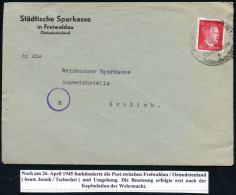 ÜBERROLLER / SPÄTE POST (Januar Bis 8.5.1945) - LATE MAIL (until May 8th, 1945) - POSTE TRES TARD (jusque à  8 Mai 1945  - Guerre Mondiale (Seconde)