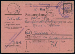 ÜBERROLLER / SPÄTE POST (Januar Bis 8.5.1945) - LATE MAIL (until May 8th, 1945) - POSTE TRES TARD (jusque à  8 Mai 1945  - 2. Weltkrieg