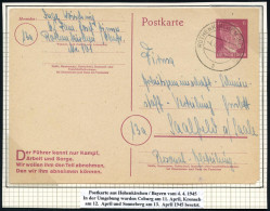 ÜBERROLLER / SPÄTE POST (Januar Bis 8.5.1945) - LATE MAIL (until May 8th, 1945) - POSTE TRES TARD (jusque à  8 Mai 1945  - WW2