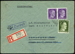 ÜBERROLLER / SPÄTE POST (Januar Bis 8.5.1945) - LATE MAIL (until May 8th, 1945) - POSTE TRES TARD (jusque à  8 Mai 1945  - Guerre Mondiale (Seconde)