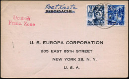 FRANZÖSISCHE BESATZUNGSZONE - FRENCH OCCUPATION GERMANY - ZONE OCCUPEE FRANCAISE - ZONA DI OCCUPAZIONE FRANCESE - Sonstige & Ohne Zuordnung