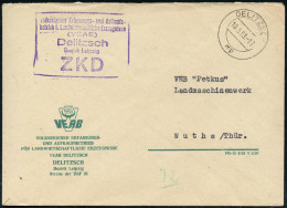 Z.K.D. / ZENTRALER KURIERDIENST DER D.D.R. (1956-90) - CENTRAL COURIER SERVICE 'ZKD' (EAST GERMANY 1956-90) - SERVICE CO - Other & Unclassified