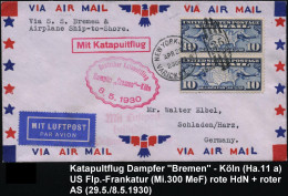 KATAPULTPOST NORDATLANTIK - CATAPULT MAIL NORTHERN ATLANTIC - POSTE AERIENNE CATAPULTE ATLANTIQUE NORD - POSTA CATAPULTO - Sonstige (Luft)