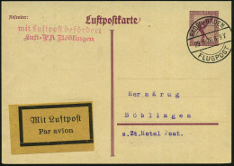 DEUTSCHE FLUGBESTÄTIGUNGSSTEMPEL - GERMAN AIR MAIL ARRIVAL POSTMARKS - OBLITERATION DE L'ARRIVEE (PORTS D'AVION) - ANNUL - Other (Air)