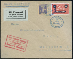 DEUTSCHE FLUGBESTÄTIGUNGSSTEMPEL - GERMAN AIR MAIL ARRIVAL POSTMARKS - OBLITERATION DE L'ARRIVEE (PORTS D'AVION) - ANNUL - Autres (Air)