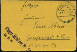 LUFTFELDPOST I. WK - AIR FORCE FIELD-POST WW.I - POSTE DE CAMPAGNE AERIENNE G.M. I. - POSTA AEREA MILITARE 1° GM - Avions