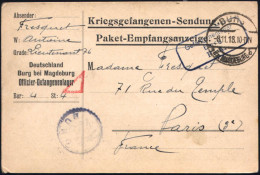 KGF-POST I.WELTKRIEG (1914-18) - P.O.W. MAIL WORLD WAR I (1914-18) - PRISONNIERS DE GUERRE MONDIAL I (1914-18) - POSTA D - Rode Kruis