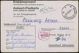 KGF-POST II. WELTKRIEG (1939-45) - P.O.W.-MAIL WW.II (1939-45) - PRISONNIERS DE GUERRE MONDIAL II (1939-45) - POSTA DI P - Red Cross