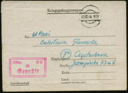 KGF-POST II. WELTKRIEG (1939-45) - P.O.W.-MAIL WW.II (1939-45) - PRISONNIERS DE GUERRE MONDIAL II (1939-45) - POSTA DI P - Croix-Rouge