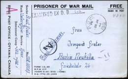 KGF-POST II. WELTKRIEG (1939-45) - P.O.W.-MAIL WW.II (1939-45) - PRISONNIERS DE GUERRE MONDIAL II (1939-45) - POSTA DI P - Croix-Rouge