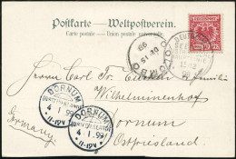 AMTLICHE DEUTSCHE SCHIFFSPOST (BPA): DEUTSCHES REICH BIS 1945 - GERMAN SEA-POST OFFICES: UNTIL 1945 - BUREAU DE POSTE A  - Marítimo