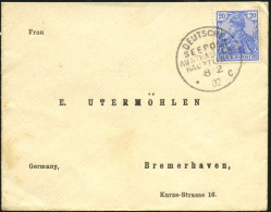 AMTLICHE DEUTSCHE SCHIFFSPOST (BPA): DEUTSCHES REICH BIS 1945 - GERMAN SEA-POST OFFICES: UNTIL 1945 - BUREAU DE POSTE A  - Maritiem