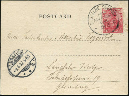 AMTLICHE DEUTSCHE SCHIFFSPOST (BPA): DEUTSCHES REICH BIS 1945 - GERMAN SEA-POST OFFICES: UNTIL 1945 - BUREAU DE POSTE A  - Marítimo