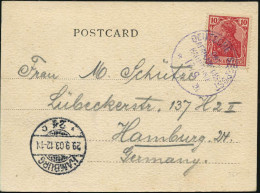 AMTLICHE DEUTSCHE SCHIFFSPOST (BPA): DEUTSCHES REICH BIS 1945 - GERMAN SEA-POST OFFICES: UNTIL 1945 - BUREAU DE POSTE A  - Marítimo