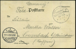 DEUTSCHE MARINESCHIFFSPOST (BIS 1.8.1914) - GERMAN PRE-WAR NAVAL SEA POST (UNTIL 1.8.1914) - POSTE NAVALE ALLEMANDE (JUS - Marítimo