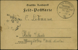 DEUTSCHE MARINESCHIFFSPOST (BIS 1.8.1914) - GERMAN PRE-WAR NAVAL SEA POST (UNTIL 1.8.1914) - POSTE NAVALE ALLEMANDE (JUS - Marítimo