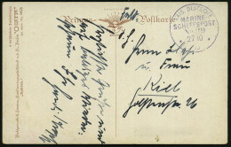 DEUTSCHE MARINESCHIFFSPOST I. WK. (1914 -18) - GERMAN NAVAL SEA POST OFFICE  WW.I (1914 -18) - POSTE NAVALE ALLEMANDE G. - Marítimo