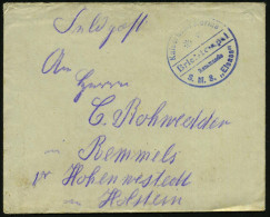 DEUTSCHE MARINESCHIFFSPOST I. WK. (1914 -18) - GERMAN NAVAL SEA POST OFFICE  WW.I (1914 -18) - POSTE NAVALE ALLEMANDE G. - Marítimo