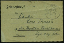 DEUTSCHE MARINESCHIFFSPOST I. WK. (1914 -18) - GERMAN NAVAL SEA POST OFFICE  WW.I (1914 -18) - POSTE NAVALE ALLEMANDE G. - Maritime