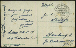 DEUTSCHE MARINESCHIFFSPOST I. WK. (1914 -18) - GERMAN NAVAL SEA POST OFFICE  WW.I (1914 -18) - POSTE NAVALE ALLEMANDE G. - Schiffahrt