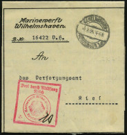 DEUTSCHE MARINE / DIENSTPOST 1919-1933 - GERMAN NAVAL MAIL (SERVICES) 1919-33 - POSTE NAVALE ALLEMANDE (SERVICES) 1919-3 - Marítimo