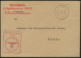 DEUTSCHE MARINE-SCHIFFSPOST II.WELTKRIEG - GERMAN NAVY SEA-POST WW.II - POSTE NAVALE ALLEMANDE  (BATEAUX) G.M.II - POSTA - Maritime