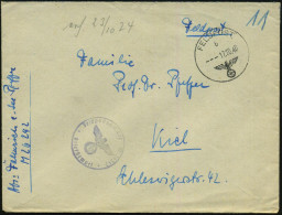 DEUTSCHE MARINE-SCHIFFSPOST II.WELTKRIEG - GERMAN NAVY SEA-POST WW.II - POSTE NAVALE ALLEMANDE  (BATEAUX) G.M.II - POSTA - Marítimo