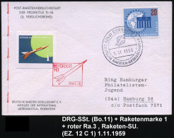 RAKETENPOST & RAKETEN-THEMATIK - ROCKETS & ROCKET MAIL - FUSEE &  POSTE PAR FUSEE - POSTA MISSILISTICA & TEMI RELATIVI - Autres & Non Classés