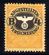 6116-GERMAN EMPIRE-Third Reich.WWII.Unused NAZI MEDICAL INSURANCE Swastika Unused MNG Not Gum. Deutsches Reich - 1939-45