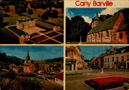 76-CANY-BARVILLE...4 VUES...CPM - Cany Barville