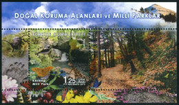 Türkiye 2015 Mi 4193 MNH Natural Reserve Areas And National Parks - Blokken & Velletjes