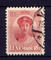 Luxemburg Nr.121      O  Used               (622) - 1921-27 Charlotte De Face