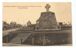 Artillery Memorial Canadian Thelus Corner Vimy Ridge War Guerre Krieg - Monuments Aux Morts