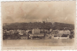 Palma De Mallorca.  33  El Terreno Y Castillo Bellver - (Baleares, Espana/Spain) - 1949 - Hotel Mediterraneo - Palma De Mallorca