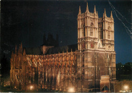 England London Westminster Abbey Floodlit Nocturnal View - Westminster Abbey