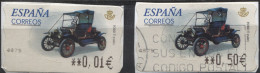 Espagne 2001 - Timbre De Distributeur YT 53 En Euros (2/3) (o) Sur Fragment - Service