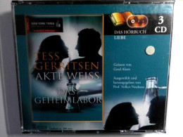 AKTE WEISS DAS GEHEIMLABOR   Gelesen Von Gerd Alzen - CDs