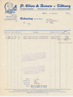 Tilburg 1950 - Factuur / Rekening Elias & Zonen Schoenfabriek - Netherlands