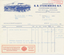 Lichtenvoorde 1963 - Factuur / Rekening Sterenborg Schoenfabriek - Netherlands