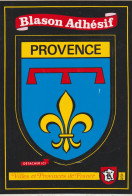 Cpm 10x15. BLASON Adhésif PROVENCE - Autres & Non Classés