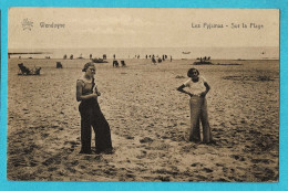 * Wenduine - Wenduyne (Kust - Littoral) * (Star, Nr 1005) Les Pyjamas Sur La Plage, Beach, Strand, Animée, Femme, Girls - Wenduine