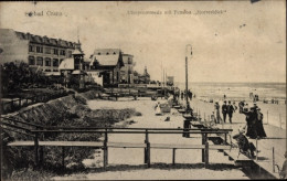 CPA Selenogradsk Ostseebad Cranz Ostpreußen, Uferpromenade Mit Pension Meeresblick - Ostpreussen