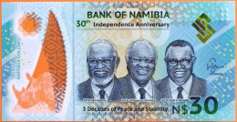 Namibia 30 Dollars 2020 Pitsk 18 UNC Commemorative - Namibia