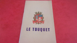 DEPLIANT LE TOUQUET PARIS PLAGE 1965 1966 GUIDE DE L ETRANGER - Dépliants Touristiques