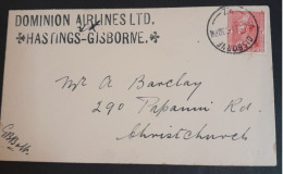 16 Jan 1931Gisborne Hastings And Return. - Covers & Documents