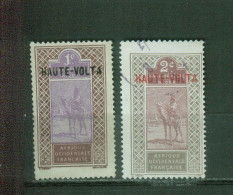 FC HVO01 Haute-Volta Poste YT N° 1 2 Oblitérés - Unused Stamps