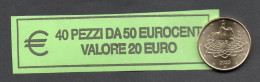 RARO - ITALIA  2023 - ROLL 50 CENT  ORIGINALE ZECCA - DATA VISIBILE - FDC - Rolls